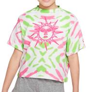 T-shirt Blanc Fille Nike Boxy pas cher