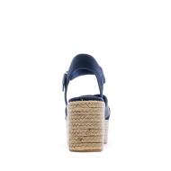 Sandales compensées marine femme Tommy Hilfiger Natural vue 3