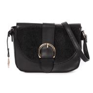 Sac bandoulière Noir Femme Manoukian Tilla