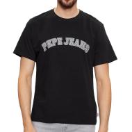 T-shirt Noir Homme Pepe jeans Clement