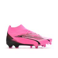 Chaussures de Football Rose/Noire Homme Puma Ultra Pro vue 2