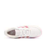 Baskets Rouges/Blanches Fille Adidas Breaknet 2.0 vue 4