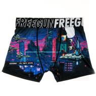 Boxer Noir/Rose/Bleu Garçon Freegun CIT pas cher