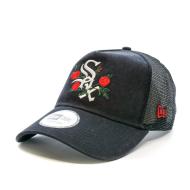 Casquette Trucker Noir Femme New Era Flower Neyyan pas cher