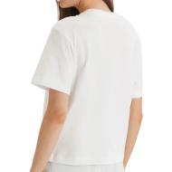 T-Shirt Blanc Femme Calvin Klein Jeans Classics vue 2