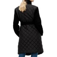 Manteau Noir Femme Mamalicious Giggy vue 2