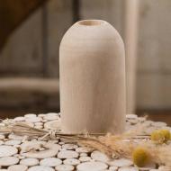 Vase en bois Today Paulonia D 10.5 x H 19 cm pas cher