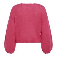 Pull Rose Femme Vila Choca vue 2