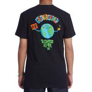 Camiseta negra para hombre de DC Shoes «Our World» ver 2