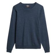 Pull Marine Homme Superdry Merino Crew Jumper vue 2
