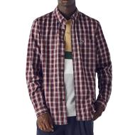 Chemise Noire/Rouge Homme Lacoste CH3983 pas cher