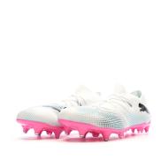 Chaussures Football Blanc/Bleu Homme Puma Future 7 Match vue 6