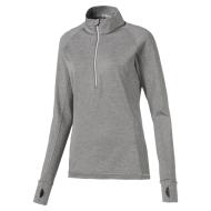 Sweat training Gris Femme Puma Rotation 1/4 ZIP pas cher