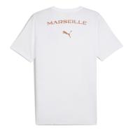 OM T-Shirt Blanc/Bleu Homme Puma Casuals vue 2