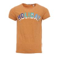 T-shirt Marron Homme Scotch & Soda Holiday pas cher