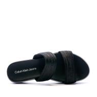 Sandales Noir Femme Calvin Klein Jeans Twostraps vue 4