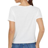 T-Shirt Blanc Femme Vero Moda Marijune vue 2