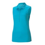 Polo Sans Manches Turquoise Femme Puma Rotation