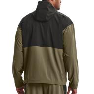 Veste de Survêtement Noir/Kaki Homme Under Armour Rush vue 2