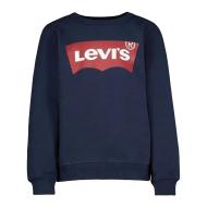 Sudadera azul marino/roja para niño de Levi's, corte recto con mangas de murciélago barato