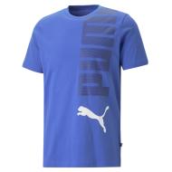 T-shirt Bleu Homme Puma Ess+