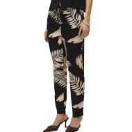 Pantalon fluide Noir/Beige Femme Vero Moda Joy