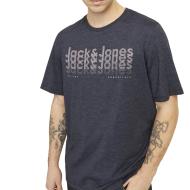 T-shirt Gris Homme Jack & Jones Tex pas cher