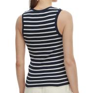 Débardeur Marine/Blanche Femme Tommy Hilfiger Slim Cody vue 2