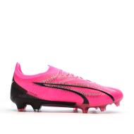 Chaussures de Football Roses/Noires Homme Puma Ultra Ultimate vue 2
