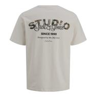 T-Shirt Beige Garçon Jack & Jones Yuki vue 2
