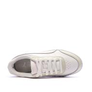Baskets Blanches/Mauve Fille Puma Carina Mia vue 4