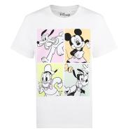 Weißes Damen-T-Shirt Disney Mickey & Friends 90er Ansicht 2