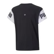 T-shirt Noir Fille Puma Colorblock vue 2