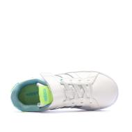 Baskets Blanche Fille Adidas Grand Court 3.0 Girls vue 4