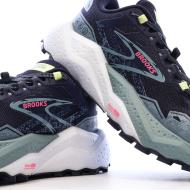 Chaussures de Trail Marine/Vert Femme Brooks Caldera 7 vue 7