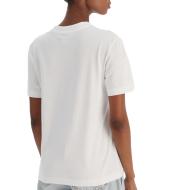 T-Shirt Blanc Femme Calvin Klein Jeans LV047C912G vue 2