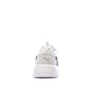 Baskets Blanc/Beige Femme Puma Runtamed Platform vue 3