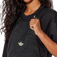 Robe Salopette Noir Femme Adidas Dungaree vue 3