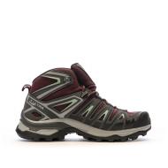 Chaussures de randonnée Grise/Bordeaux Femme Salomon Pioneer vue 2
