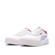 Baskets Blanches/Grises Fille Puma Carina 3.0 vue 6