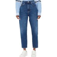 Jean Mom Bleu Femme Tommy Hilfiger DW0DW19244 pas cher