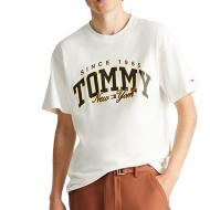 T-shirt Blanc Homme Tommy Hilfiger Luxe Varsi pas cher