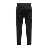 Pantalon Cargo Noir Homme Only & Sons Onscam Linus vue 2