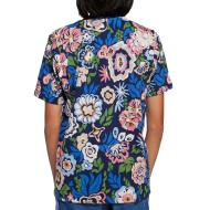 T-Shirt Bleu Junior Adidas JD0527 vue 2