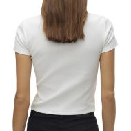 T-shirt Blanc Femme Vero Moda Chloe vue 2