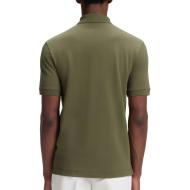 Polo Kaki/Marron Homme Hugo Boss Pallas vue 2