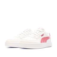 Baskets Blanches/Roses Fille Puma Caven 2.0 vue 6