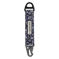 Porte-clé Noir à Motifs Femme Superdry Vintage Key Fob pas cher