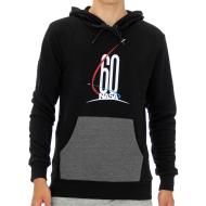 Sweat Capuche Noir Homme Nasa 54H pas cher