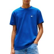 T-shirt Bleu Homme Tommy Jeans Reg Badge DM0DM20322 pas cher